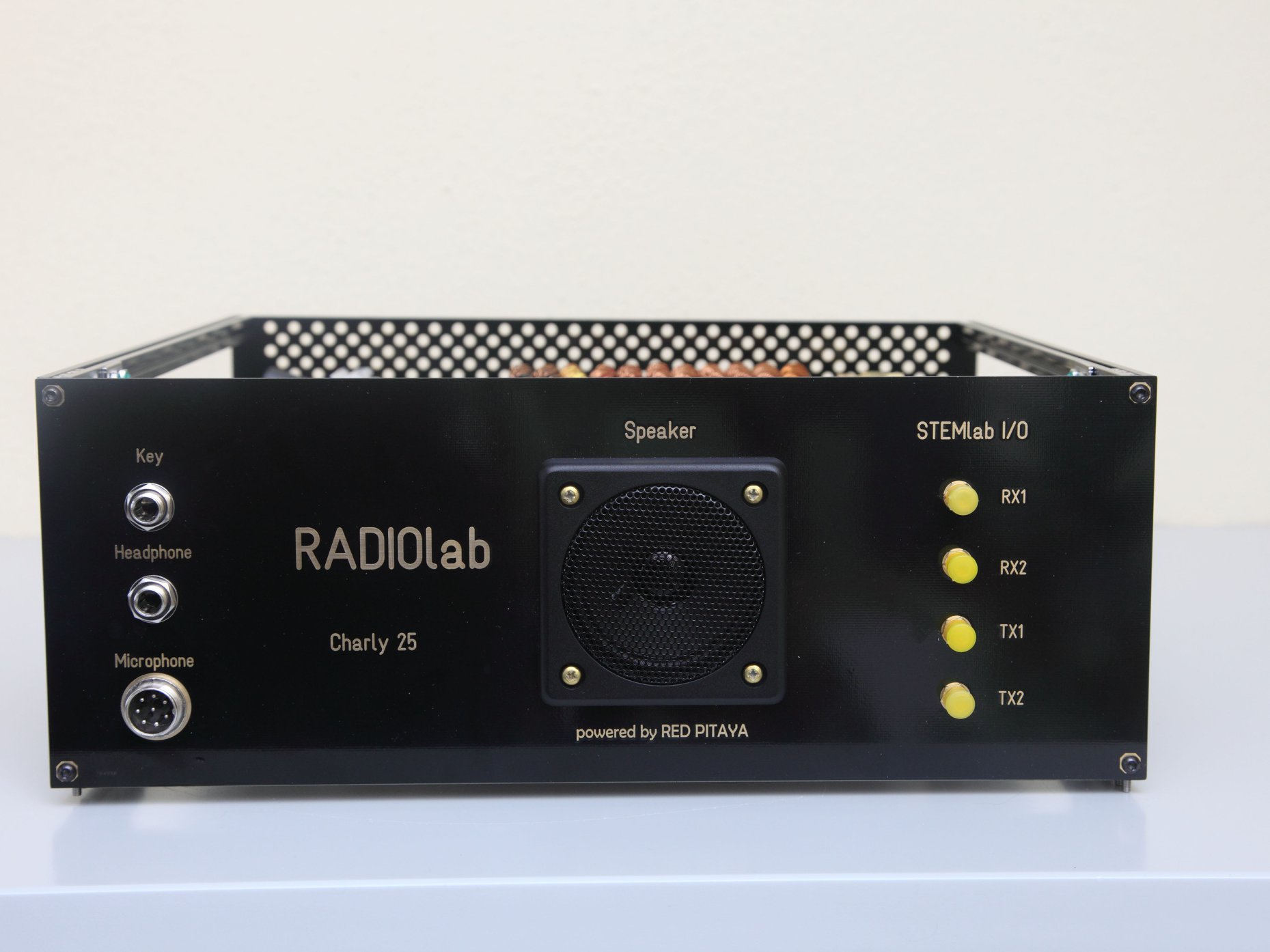 Charly 25 RADIOlab 16 Transceiver kit - (no STEMlab, Preselector) Red Pitaya